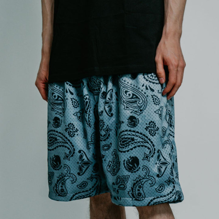 "Raza Paisley" Shorts (Gris)