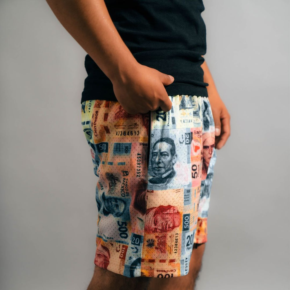 Stacked Pesos Shorts