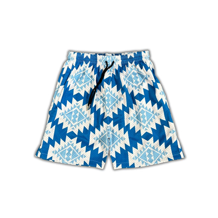 "Azteca" (Azul) Shorts