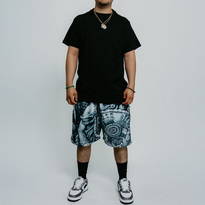 "Azteca Warrior" Shorts