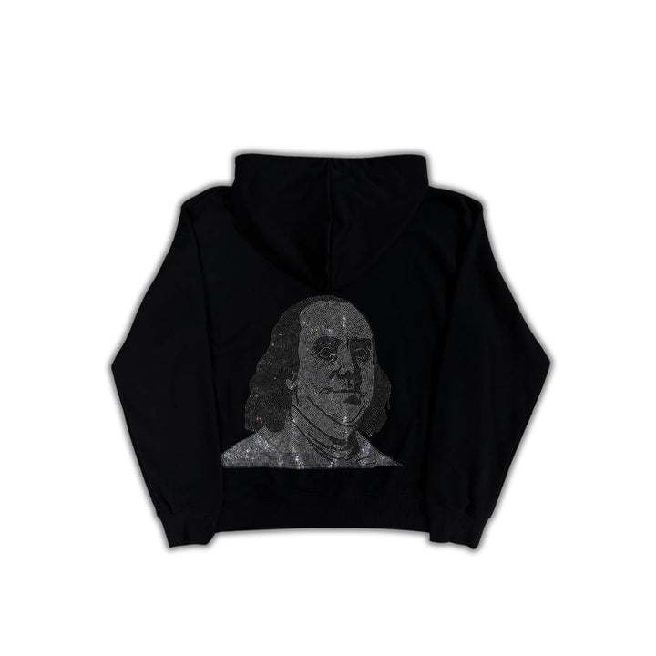 "Benjamin" Rhinestone Hoodie