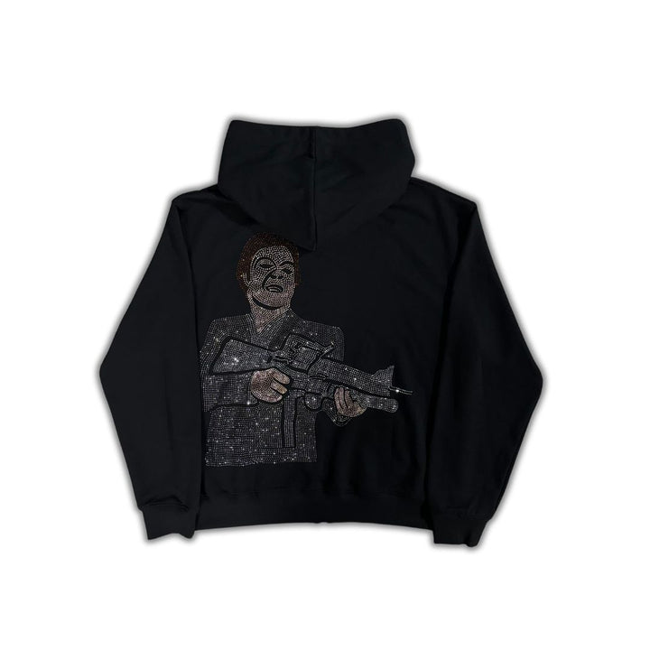 Tony M Rhinestone Hoodie