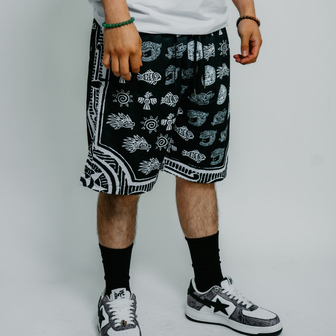 "Azteca Symbols" Shorts