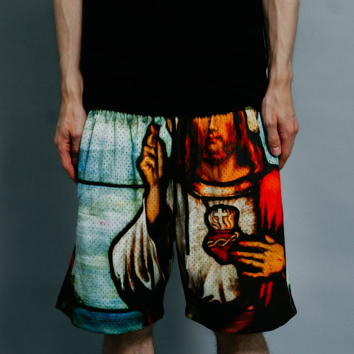 “Jesus” Shorts – AllPesosNoBesos.com