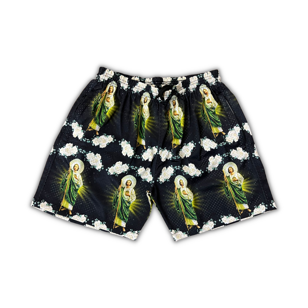 "San Judas" Shorts (Negro)